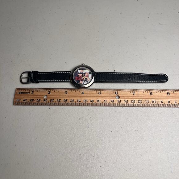 New Kids On the Block Watch Leather Strap Jacques Farel NKOTB Needs Battery 90s - Picture 5 of 16
